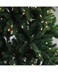 Northlight 9' Pre-Lit Led Instant Connect Noble Fir Artificial Christmas Tree - Dual Lights