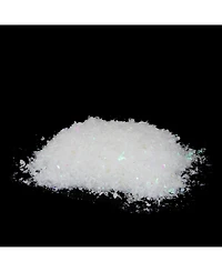Northlight White Iridescent Artificial Powder Snow Twinkle Flakes for Christmas Decorating 2 oz.