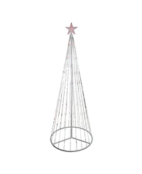 Northlight 6' Red Led Lighted Show Cone Christmas Tree Outdoor Decoration