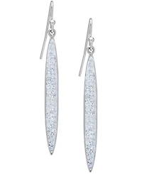 Giani Bernini Crystal Pave Drop Earrings in 14k Gold-Plated Sterling Silver, Created for Macy's