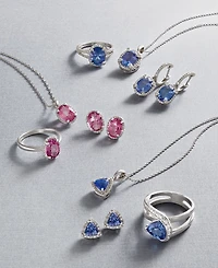 Effy Tanzanite (2-5/8 ct. t.w.) and Diamond (1/4 ct. t.w.) Ring in 14k White Gold, Created for Macy's