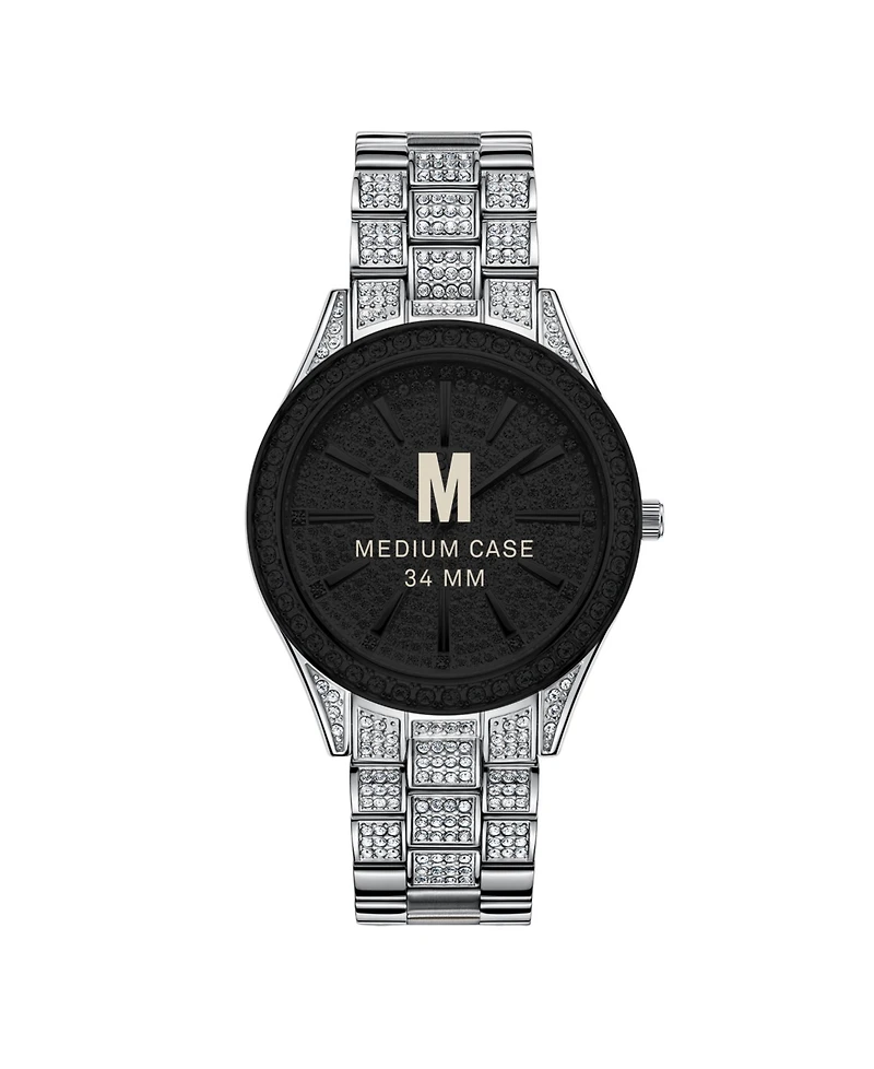 Jbw Women's Cristal Diamond (1/8 ct. t.w.) Watch in Stainless Steel Watch 38mm