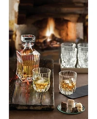 Lorren Home Trends Adagio 7 Piece Whiskey Set with Double Old Fashion Glasses