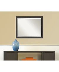 Amanti Art Rustic Plank Framed Bathroom Vanity Wall Mirror