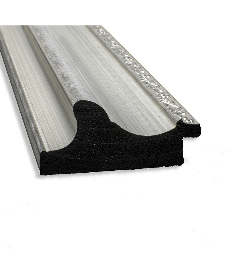 Amanti Art Parlor Silver-tone Framed Bathroom Vanity Wall Mirror