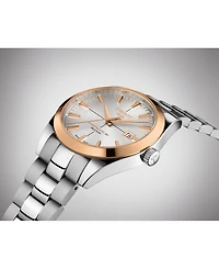 Tissot Men's Swiss Automatic Gentleman Stainless Steel Bracelet Watch 40mm