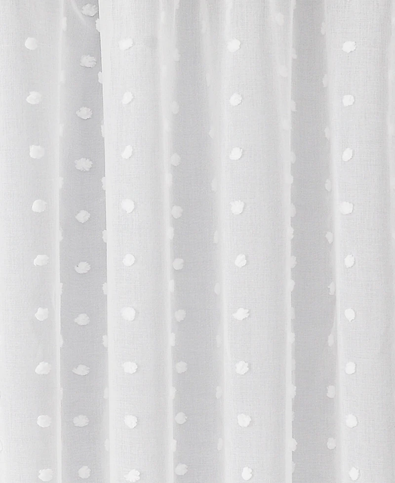 L'Auberge 3D Snowball Shower Curtain, 70" x 72