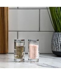 JoyJolt Revere Glass Salt and Pepper Shaker Set of 2