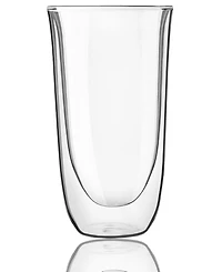 JoyJolt Spike Double Wall Highball Glasses, Set of 2