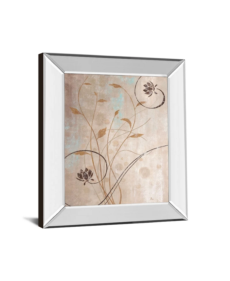 Classy Art Spring Meadow I by Nan Mirror Framed Print Wall Art, 22" x 26"