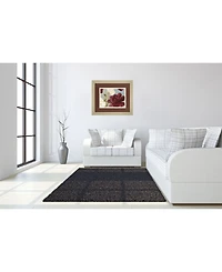 Classy Art Deep Peonies Ii by Asia Jensen Framed Print Wall Art, 34" x 40"