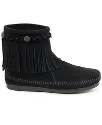 Minnetonka Women's Suede High Top Back Zip Boots
