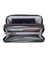Travelon Rfid Blocking Double Zip Wallet