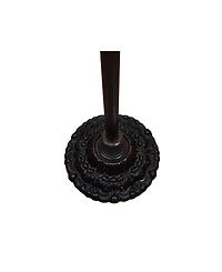 Amora Lighting Tiffany Style Dragonfly Torchiere Floor Lamp