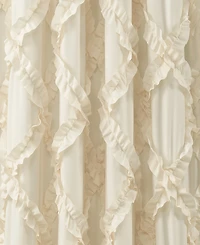 Ruffle Diamond 54" x 95" Curtain Set
