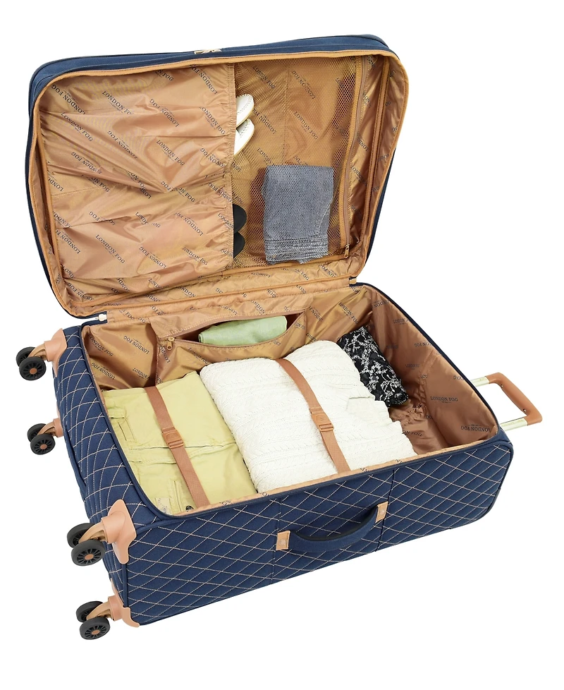 London Fog Queensbury Expandable Carry-On Spinner, 20"