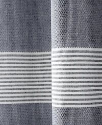 Lush Decor Tucker Stripe Yarn Dyed Cotton Knotted Tassel Window Curtain Panels