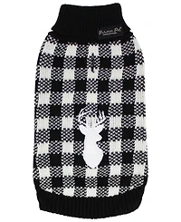 Parisian Pet Buffalo Checkered Sweater