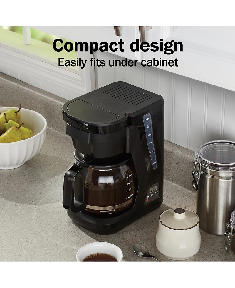 Proctor Silex 12 Cup Compact Programmable Coffee Maker