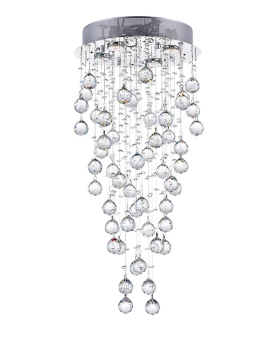Cwi Lighting Rain Drop 4 Light Flush Mount