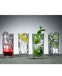 Orrefors City Highball Glasses, Set of 4
