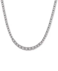 Wrapped In Love Diamond Graduated 17 22 Statement Necklace Collection 1 2 Ct. T.W. In Sterling Silver Macys Exclusive