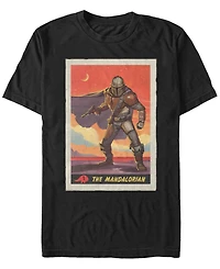 Star Wars Men's Mandalorian Boba Fett Poster T-shirt