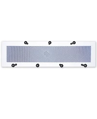 Trendy Decor 4U 7-Peg Mug Rack by Millwork Engineering, White Frame, 26" x 7"