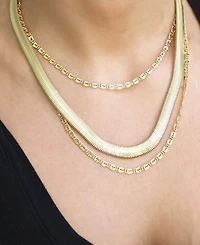 Ettika Supreme Mixed Chain Gold Layered Necklace