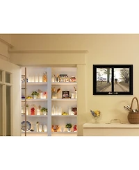 Trendy Decor 4U Heading Home by Billy Jacobs, Ready to hang Framed Print, Black Window-Style Frame, 19" x 15"
