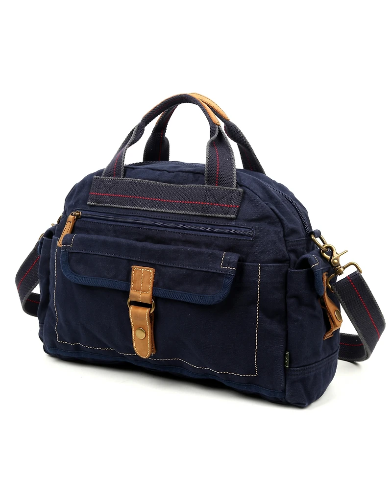 Tsd Brand Atona Canvas Weekender Handbag