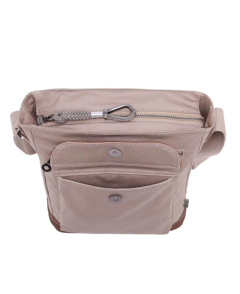 Tsd Brand Urban Light Canvas Crossbody Handbag