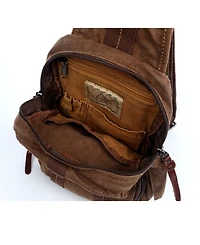 Tsd Brand Sunset Cove Canvas Sling Bag