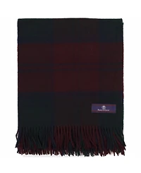 Prince of Scots Highland Tartan Tweed Merino Wool Throw, 55" x 72"