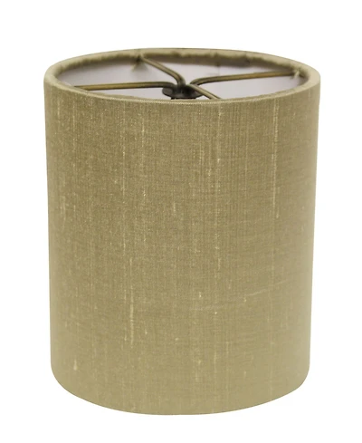 Cloth&Wire Slant Fancy Square Softback Lampshade with Bulb Clip