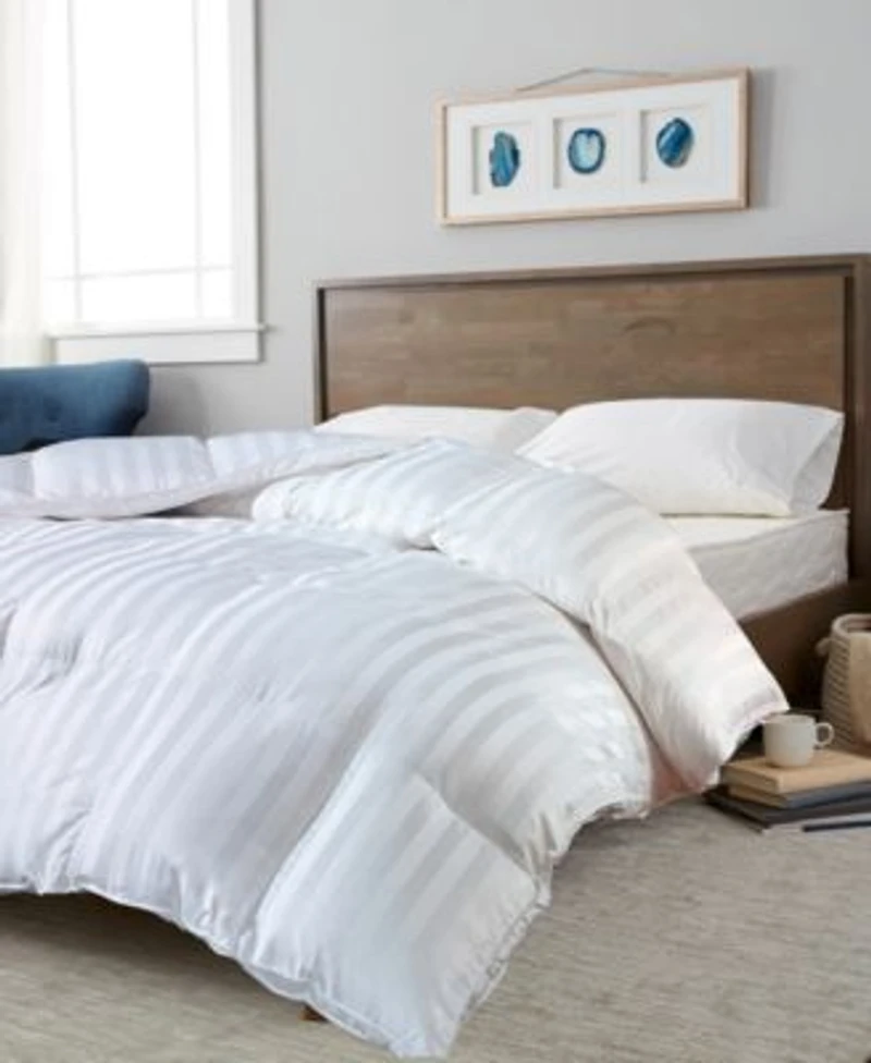 Blue Ridge Duraloft Down Alternative 500 Thread Count Damask Stripe Comforters