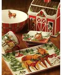Certified International Christmas On The Farm Dinnerware Collection