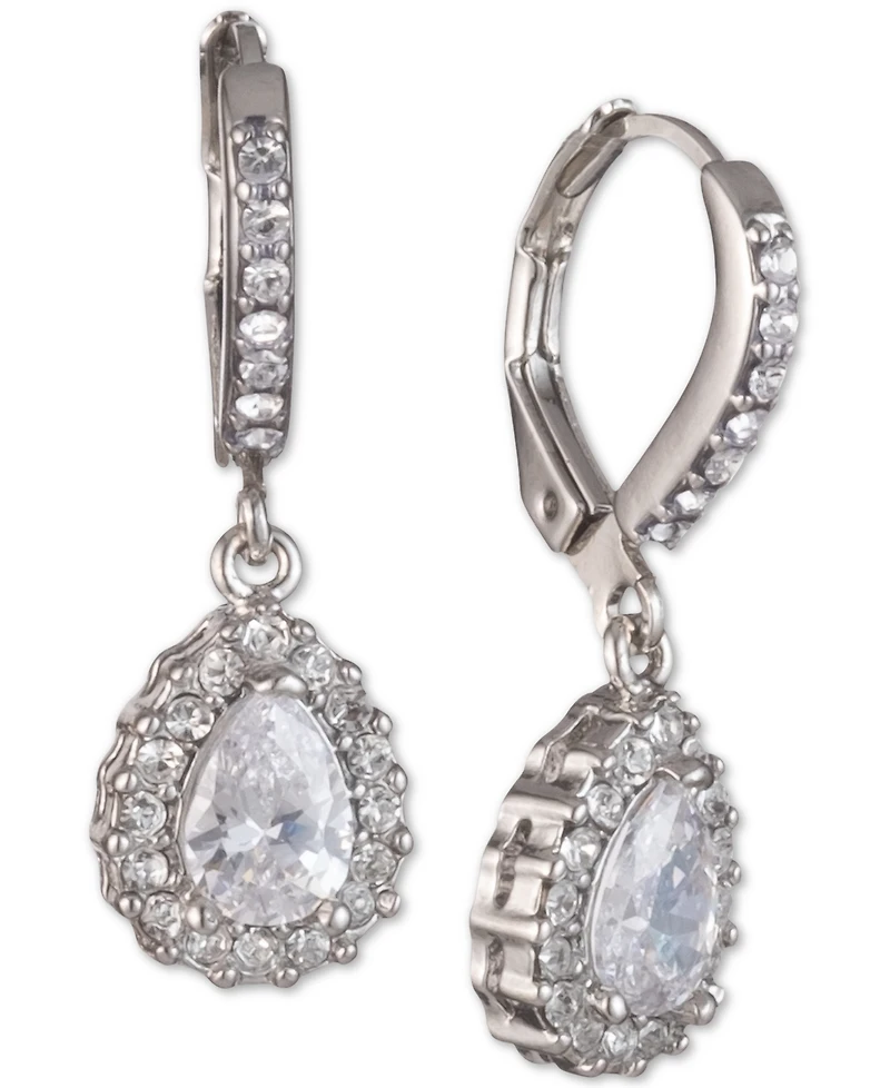Givenchy Cz Drop Earrings