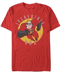 Disney Pixar Men's Incredibles Super Dad, Short Sleeve T-Shirt