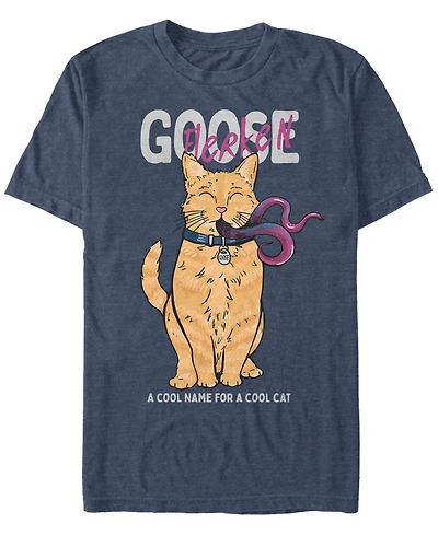 Marvel Men's Captain Goose Flerken Cool Cat Name, Short Sleeve T-shirt