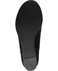 Journee Collection Women's Mylee Perforated Wedge Ankle Booties