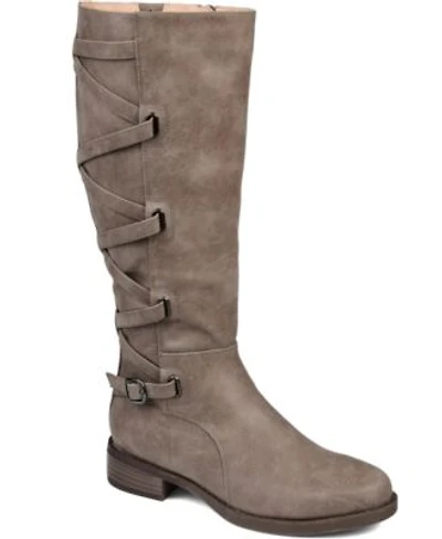 Draft Journee Collection Womens Carly Regular Wide Calf Extra Wide Calf Boots