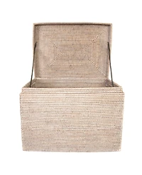 Artifacts Rattan Rectangular Hinged Chest/Trunk