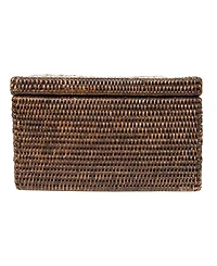 Artifacts Rattan Storage Box with Lid Letter File