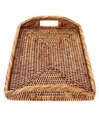 Artifacts Rattan 17" Rectangular Tray