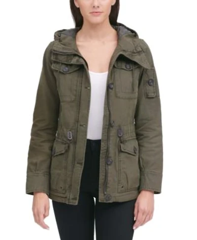 Levis Womens Hooded Military Jacket