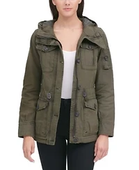 Levis Womens Hooded Military Jacket
