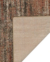 Closeout! Scott Living Expressions Craquelure Ginger 2'4" x 7'10" Runner Rug