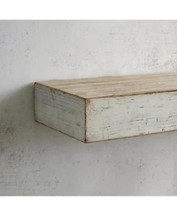American Art Decor Wood Floating Wall Shelf