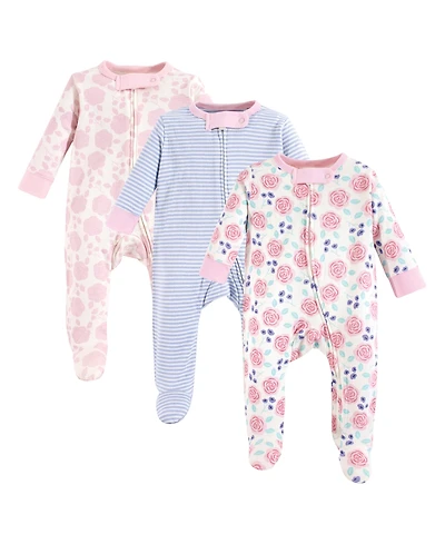 Touched by Nature Baby Girls Natural Cotton Sleep and Play